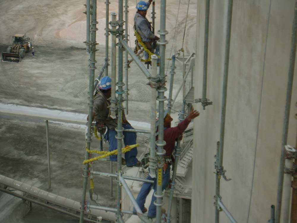 hanging scaffolding design